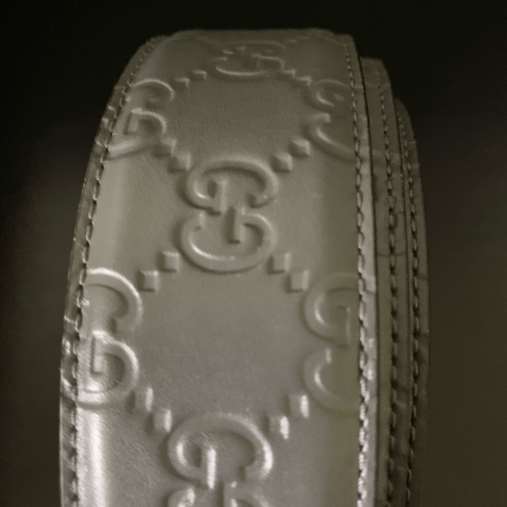 Gucci leather interlocking G Belt - Picture 2 of 3